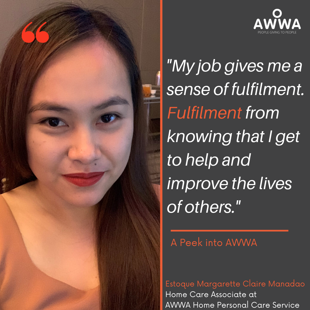 Estoque Margarette Claire Manadao Home Care Associate at AWWA Home